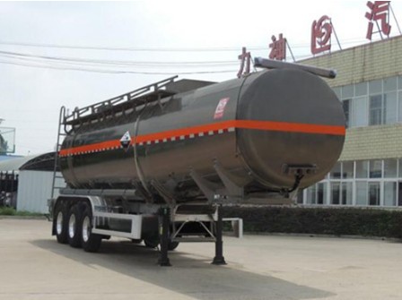 醒狮牌SLS9405GFWD型腐蚀性物品罐式运输半挂车 醒狮牌SLS9405GFWD型腐蚀性物品罐式运输半挂车