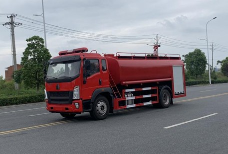 国六12立方重汽豪沃G5X消防洒水车 国六12立方重汽豪沃G5X消防洒水车