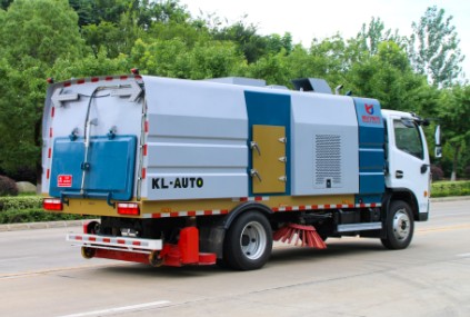 国六东风多利卡|福瑞卡|后置吸尘车_程力威牌CLW5120TXC6SL型吸尘车