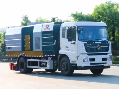 国六东风天锦后置吸尘车_威牌CLW5180TXC6SL型吸尘车