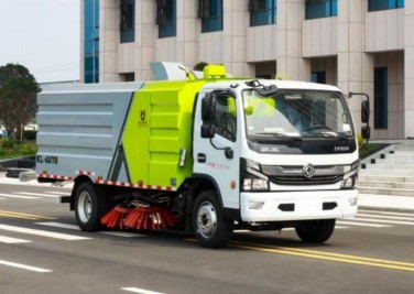 国六东风大多利卡扫路车_凯力风牌KLF5120TSLE6型扫路车