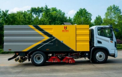 国六东风华神T3扫路车_凯力风牌KLF5121TSLE6型扫路车