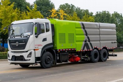 國六東風天龍洗掃車_威牌CLW5250TXSD6型洗掃車