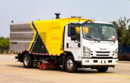 国六庆铃五十铃KV100洗扫车_程力威牌CLW5080TXSQ6型洗扫车