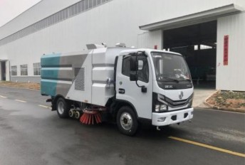 国六东风多利卡洗扫车_凯力风牌KLF5070TXSE6型洗扫车