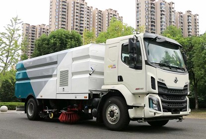 国六东风柳汽洗扫车_凯力风牌KLF5180TXSL6型洗扫车