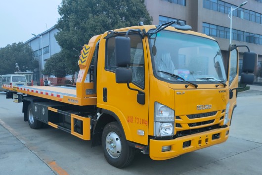 国六庆铃五十铃KV100黄牌清障车