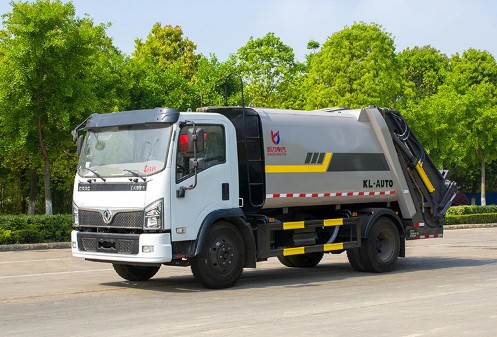 10方东风福瑞卡F7压缩垃圾车_凯力风牌KLF5120ZYSE6型压缩式垃圾车