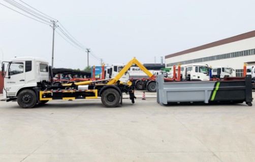 东风天锦勾臂垃圾车4700轴距_HDW5182ZXXD6型车厢可卸式垃圾车 东风天锦勾臂垃圾车4700轴距_HDW5182ZXXD6型车厢可卸式垃圾车