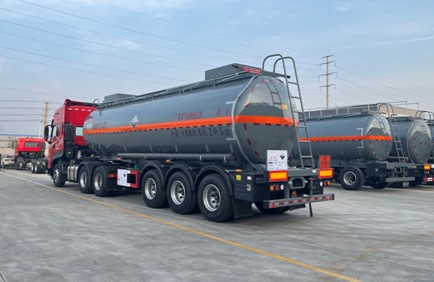 29.5方拉次氯酸钠罐式运输车_YFY9401GFW型腐蚀性物品罐式运输半挂车 29.5方拉次氯酸钠罐式运输车_YFY9401GFW型腐蚀性物品罐式运输半挂车